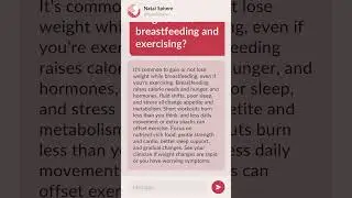 Why am I gaining weight while breastfeeding and exercising?