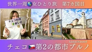 【チェコ🇨🇿ブルノ】チェコ料理食べて飲んで街散策！