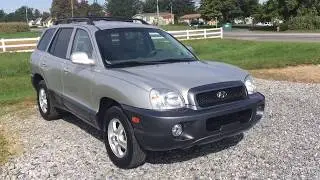 2004 Hyundai Santa Fe GLS 3.5L 6 Cylinder-Leather-Sunroof Ready to Go!