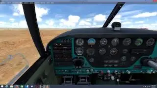 P3D V4 - Comanche 250 - Ayers Rock - Takeoff