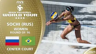 Makroguzova/Kholomina vs. Tain&aacute;/Victoria - Women's R16 | 4* Sochi 2021