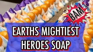 #Galaxysoap #Soapmaking Making an Avengers Inspired Soap | Galaxy Soap | Bellessentials