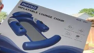Inflatable Pool Float Lounge Chair, GREAT pool float for pool, lake or river!