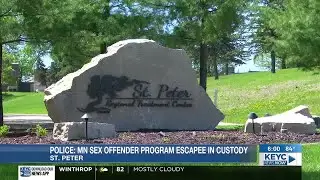 UPDATE: St. Peter police say escaped offender back in custody