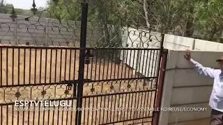 NEW AGE COMPOUND WALL/BOUNDARY WALL/EASY TO ASSEMBLE ND REUSE/ECONOMY/plots/land/esptvtelugu