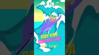 Dolphin Surfboard #babyyoda #summertime #themandalorian