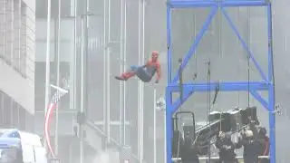 Spider-Man SWINGS whilst Filming Brand New Day 