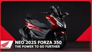 New 2025 Forza 350: The power to go further | GT Scooter | Honda Motorcycles