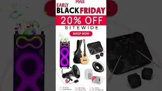 Black Friday Starts Now! Get 20% OFF Sitewide at PyleUSA! Free Shipping!