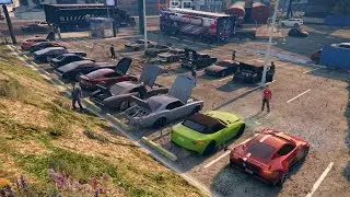 Grand Theft Auto V Online (XB1) | Sports vs Muscle Meet - Turbo Surano, Airstrip Drags & More