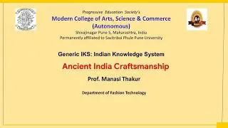 4.4 Ancient Indian Craftsmanship