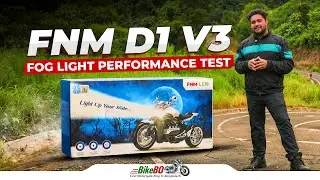 FNM D1 V3 Fog Light Review | FNM Fog Light Performance Test | Best Motorcycle Fog Light ?