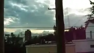 UFO over the city, Argentina \ НЛО над городом, Аргентина