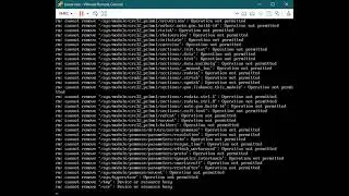 What happens when you actually do a rm -rf / in Unix
