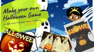 How to make Halloween Game in code.org || Happy Halloween || Save the Princess Game in code.org
