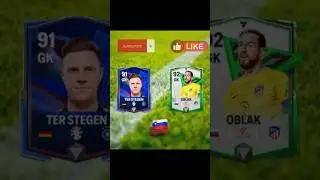Ter Stegen 🇩🇪 Vs Oblak 🇸🇮#fifa #fifaevolution #fifacards #fc24 #fifa24 #terstegen #oblak #shorts