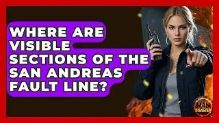 Where Are Visible Sections Of The San Andreas Fault Line? - Man vs. Disaster