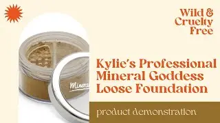 Kylie's Professional Mineral Goddess Loose Foundation Review - Wild & Cruelty Free Vegan Makeup