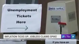 Inflation ticks up, jobless claims spike as end of year approaches