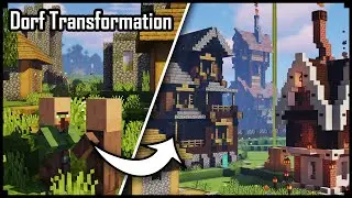 Minecraft Dorf Transformation 🏠🏡 Community Projekt