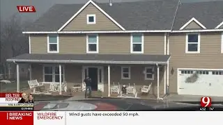 WATCH: Val & Amy Castor Help Guthrie Resident Check On Home During Wildfire Outbreak