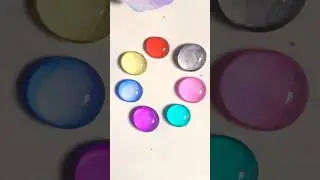 Satisfying Water Drop Experiment 🌈🎨 with Sketch Pen 🖍| Relaxing Visuals | Color Mixing #shorts #asmr