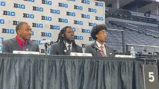 Zed Key, Justice Sueing, Isaac Likekele discuss upcoming OSU basketball season at Big Ten Media Days