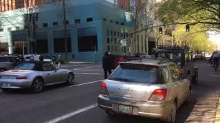 Antifa fails to stop traffic