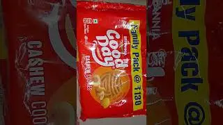 BRITANNIA Goodday cashew cookies #biscuits #goodday #familypack #ytshorts
