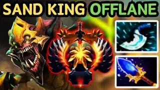 🔥 ABSOLUTE EARTHQUAKE MACHINE &mdash; SAND KING OFFLANE DESTROYS | DOTA 2 🔥