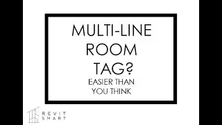 Revit Smart: Multi line Room Tags in Revit? Easier than you think.