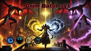 Grim Batol +11 Discipline Priest Mythic Dungeon Run | In Time!