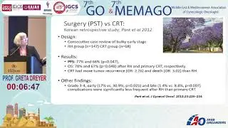 Surgery in locally advanced& in residual disease post concurrent chemoradiotherapy Prof Greta Dreyer