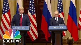 At News Conference, Vladimir Putin Denies Russian Involvement In 2016 U.S. Election | NBC News