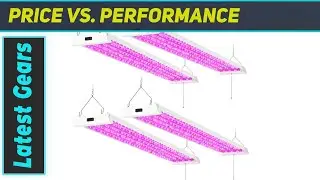 Sunco Lighting 4 Pack 4FT LED Grow Lights Full Spectrum - Best Indoor Plant Lights