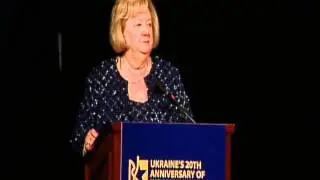 Ukraine's 20th Anniversary of Independence Gala - Nadia McConnell's speech