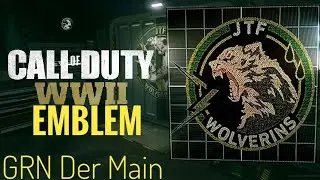 CoD WW2 Emblem Tutorial - JTF Wolverines Logo CoD IW Alternative