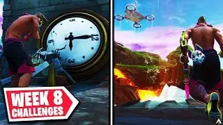 FASTEST WAY TO COMPLETE SEASON 9 WEEK 8 CHALLENGES on Fortnite...