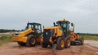 gd4140D dan vibro 6611E Liugong. pengecheckan unit baru site #airupas #ketapang #kalbar #juankztech