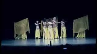 Bastet belly dance group - Modern oriental dance with veil poi