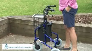 Z-TEC Ultra Lightweight AluminiumTri Walker