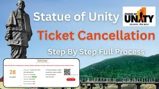 statue of unity ticket cancellation ll statue of unity ticket cancel kaise kare