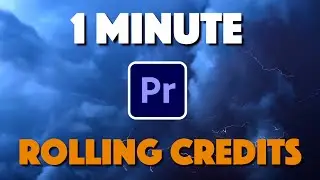 How to Add Rolling End Credits in Premiere Pro 2025