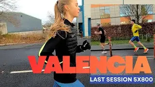 Valencia 10k last session. Ava aims to break her 10k NR in Valencia. #avacrean #valencia10k