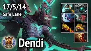 Terrorblade. Dendi. Safe Lane. Full game. Dota 2