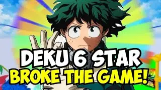 [NEW CODE!] Deku 6 Star is the NEW BEST UNIT in ALL STAR TOWER DEFENSE!