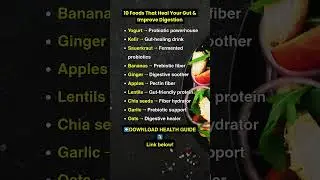 10 Foods That Heal Your Gut & Improve Digestion