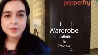Обзор шкафа Pepperfry и мой опыт ||Покупка мебели онлайн || Простая установка 👌