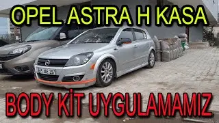 Opel Astra H Kasa Aracımızın Body Kit Uygulaması