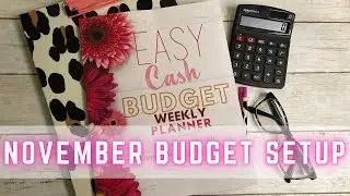 NOVEMBER 2022 Monthly Budget with Me  *Monthly Reset *Single Income (ZERO BASED BUDGET)